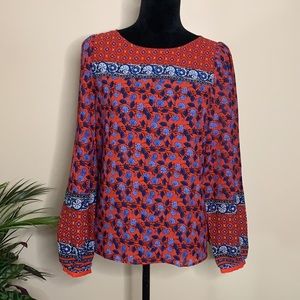 LOFT ladies long sleeve BOHO top